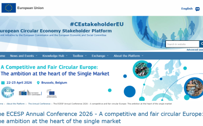 European Circular Economy Stakeholder Platform: iBot4CRMs to attend annual circularity conference in Brussels (April 22-23)
