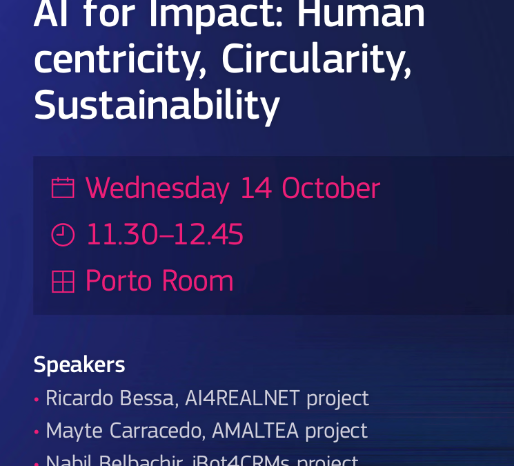 #ADRF26: EU projects supported by HaDEA, including iBot4CRMs, to participate in session on “AI for Impact”
